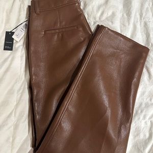 Aritzia Vegan Leather Babaton Command Pant